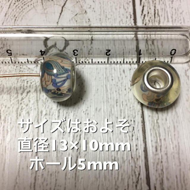 ダスティパステル アクリル ループエンド 13×10mm ハンドメイドの素材/材料(各種パーツ)の商品写真