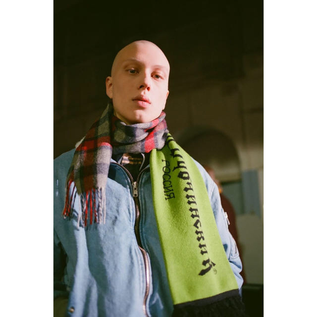 【 Gosha Rubchinskiy 】FOOTBALL スカーフ マフラー