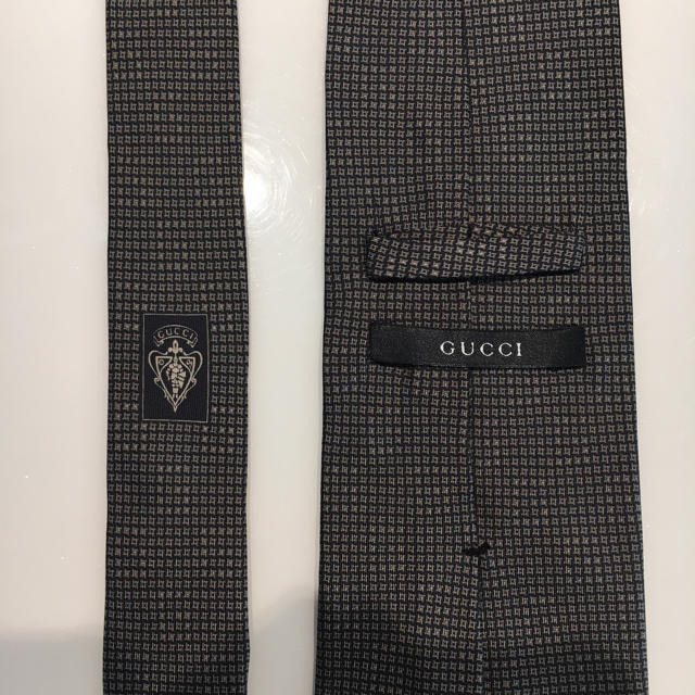 Gucci(グッチ)のGUCCI メンズ ネクタイ グレー メンズのファッション小物(ネクタイ)の商品写真