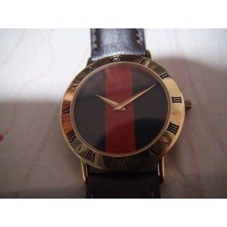 グッチ(Gucci)のグッチの時計メンズ　電池式　稼動品　3000.2.M (腕時計(アナログ))