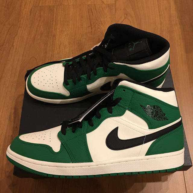 希少サイズ☆NIKE AIR JORDAN 1 MID グリーン 29.5cm