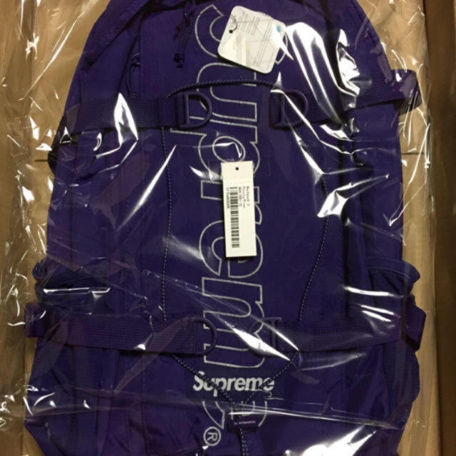 Supreme(シュプリーム)のsupreme backpack purple メンズのバッグ(バッグパック/リュック)の商品写真