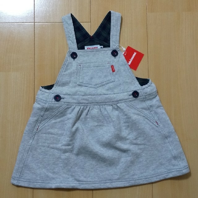mikihouse(ミキハウス)のミキハウス　ジャンパースカート キッズ/ベビー/マタニティのベビー服(~85cm)(ワンピース)の商品写真