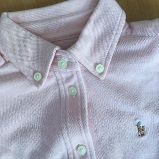 ラルフローレン(Ralph Lauren)のラルフローレン 桜色ポロシャツ(ブラウス)