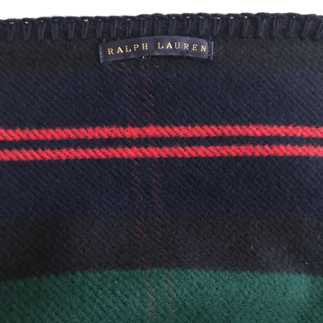 Ralph Lauren(ラルフローレン)の新品！ラルフローレン★ハーフブランケット  膝掛け インテリア/住まい/日用品の寝具(毛布)の商品写真