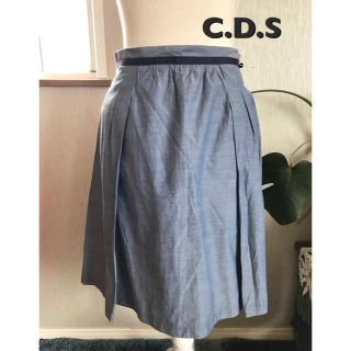 シーディーエスベーシック(C.D.S BASIC)のC.D.S 新品タグ付き スカート(ひざ丈スカート)