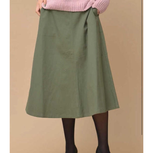 SEVENDAYS=SUNDAY(セブンデイズサンデイ)のカーキカーゴスカート レディースのスカート(ひざ丈スカート)の商品写真