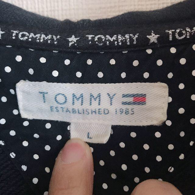 TOMMY(トミー)のせいや様専用【ビッグロゴ】TOMMY フルジップパーカー 人気のビッグサイズ L メンズのトップス(パーカー)の商品写真