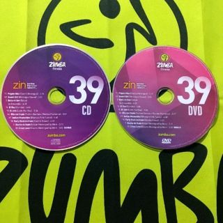 ズンバ(Zumba)のZUMBA　ズンバ　ZIN39　CD＆DVD　インストラクター専用(スポーツ/フィットネス)