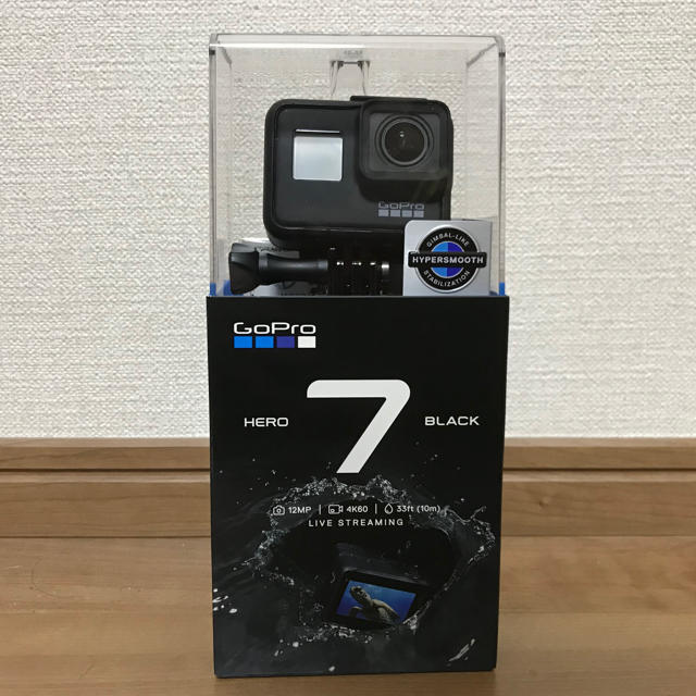 GoPro(ゴープロ)のGoPro HERO7 BLACK 新品未使用未開封 ゴープロ スマホ/家電/カメラのカメラ(コンパクトデジタルカメラ)の商品写真