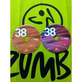 ズンバ(Zumba)のZUMBA　ズンバ　ZIN38　CD＆DVD　インストラクター専用　希少(スポーツ/フィットネス)