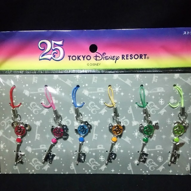 Disney(ディズニー)の💡3日間限定Sale ディズニーランド 25周年 ストラップセット エンタメ/ホビーのおもちゃ/ぬいぐるみ(キャラクターグッズ)の商品写真