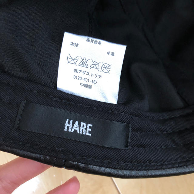 HARE(ハレ)のTransylvania様専用⭐︎HARE 牛革レザーキャップ メンズの帽子(キャップ)の商品写真