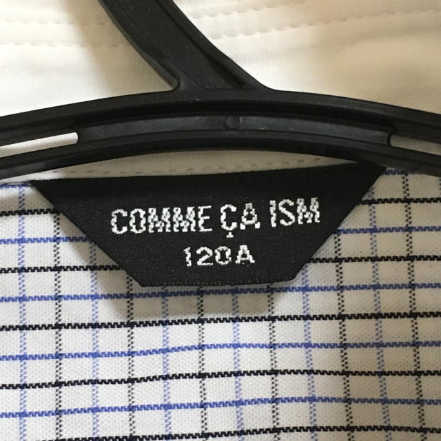 COMME CA ISM(コムサイズム)の120COMME CA ISM  カッターシャツおまけネクタイ キッズ/ベビー/マタニティのキッズ服男の子用(90cm~)(ドレス/フォーマル)の商品写真