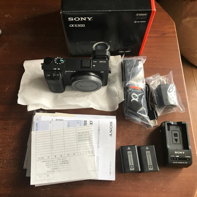 SONY - Sony ILCE-6300 a6300 予備バッテリー等付属