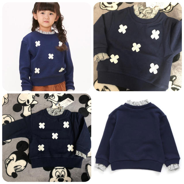 F.O.KIDS(エフオーキッズ)のアプレレクール♡新品トレーナー キッズ/ベビー/マタニティのキッズ服女の子用(90cm~)(Tシャツ/カットソー)の商品写真