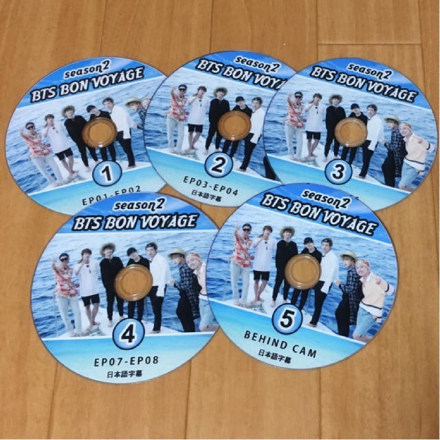 防弾少年団(BTS)(ボウダンショウネンダン)のBTS Bon Voyage シーズン2 DVDセット エンタメ/ホビーのCD(K-POP/アジア)の商品写真