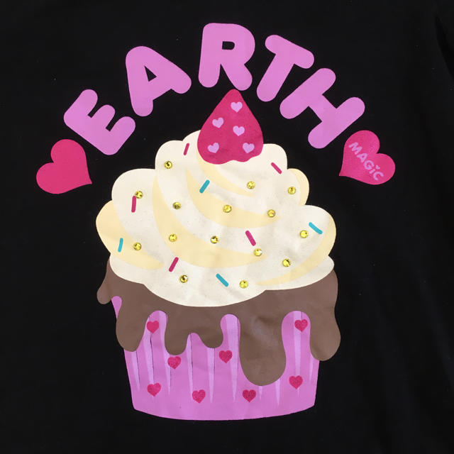 EARTHMAGIC(アースマジック)のアースマジックロンT140センチ キッズ/ベビー/マタニティのキッズ服女の子用(90cm~)(Tシャツ/カットソー)の商品写真