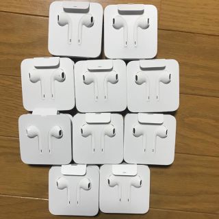 アイフォーン(iPhone)のiPhone純正イヤホン10個セット(ヘッドフォン/イヤフォン)