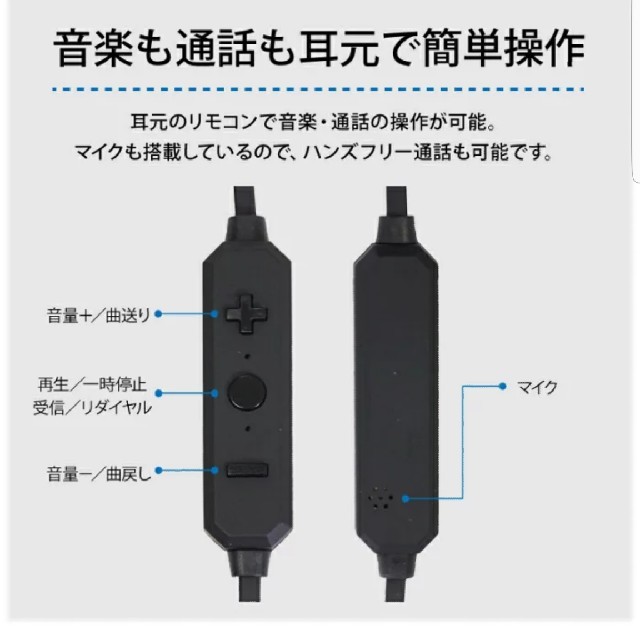 Bluetoothイヤホン スマホ/家電/カメラのオーディオ機器(ヘッドフォン/イヤフォン)の商品写真