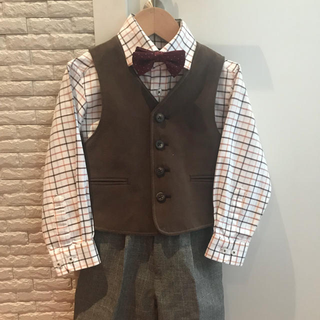 キッズ  フォーマルセット キッズ/ベビー/マタニティのキッズ服男の子用(90cm~)(ドレス/フォーマル)の商品写真