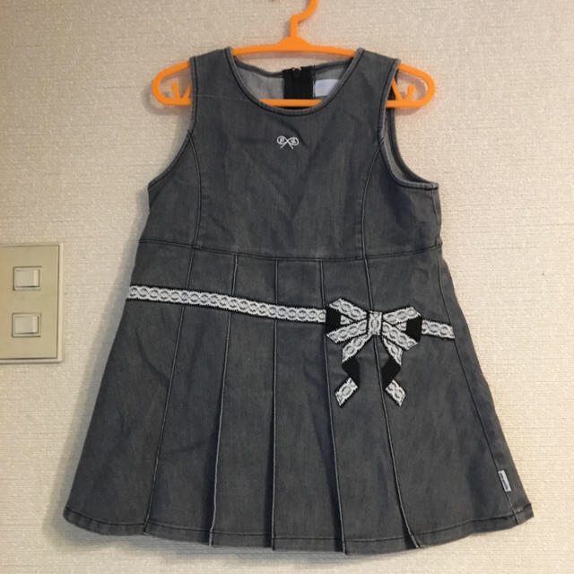 pom ponette(ポンポネット)のワンピース ジャンパースカート キッズ/ベビー/マタニティのキッズ服女の子用(90cm~)(ワンピース)の商品写真