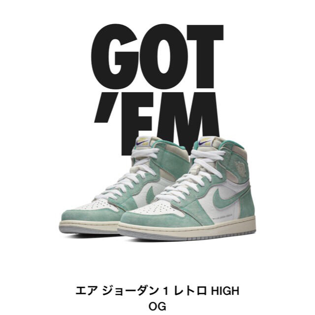 NIKE Jordan1 turbo green 27.5