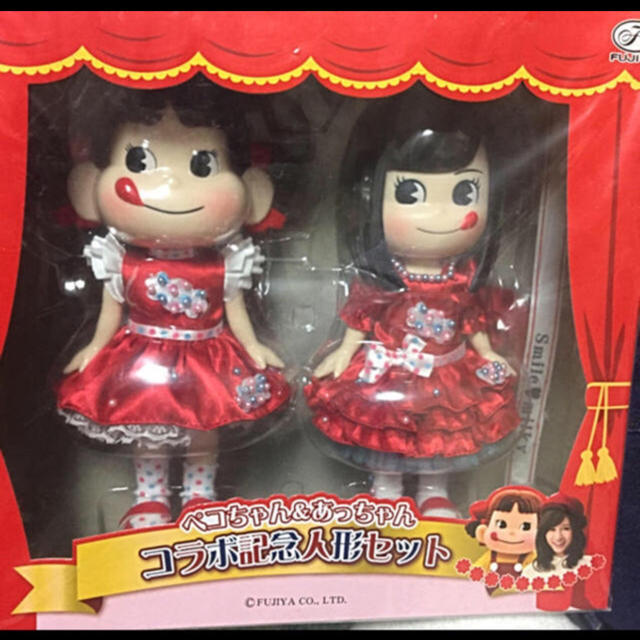 ペコちゃん&あっちゃん コラボ記念人形