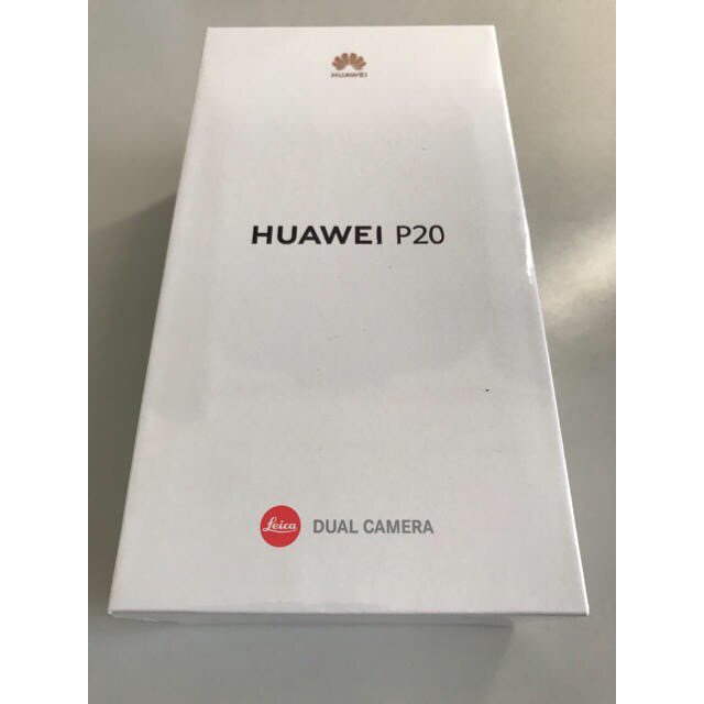 Huawei p20 black 新品 未開封