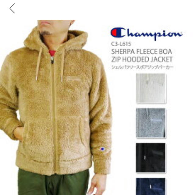 Champion(チャンピオン)のチャンピオン ボアパーカー メンズのトップス(パーカー)の商品写真