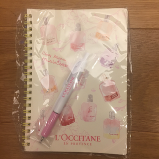 ロクシタン(L'OCCITANE)の非売品 ロクシタンノートとボールペン(ノート/メモ帳/ふせん)