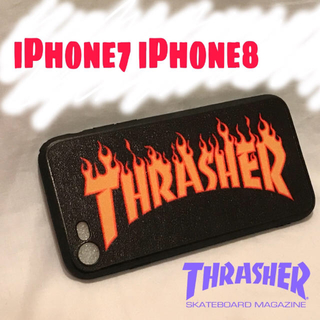 スラッシャー(THRASHER)の【新品 送料無料】THRASHER iPhoneケース 表面ザラザラ加工(iPhoneケース)