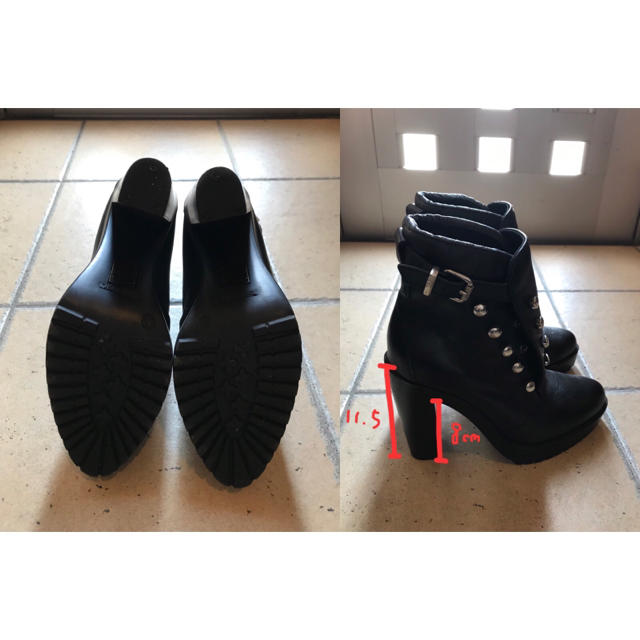 DIESEL(ディーゼル)のDIESEL スタッズ ブーツ 2015AW レディースの靴/シューズ(ブーツ)の商品写真