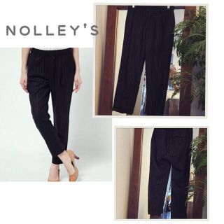 ノーリーズ(NOLLEY'S)のNOLLEY'S◎ストライプパンツ(クロップドパンツ)