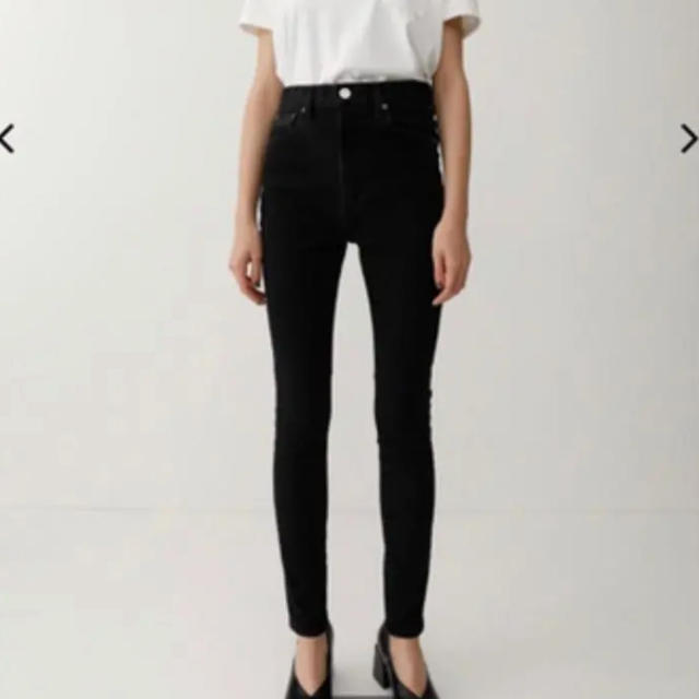 moussy(マウジー)の中古 MOUSSYリバーススキニーHW Rebirth BLACK SKINNY レディースのパンツ(スキニーパンツ)の商品写真