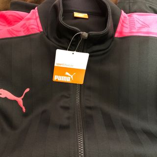 プーマ(PUMA)のPUMA    ジャージ   上    黒✖️ピンク(ジャージ)