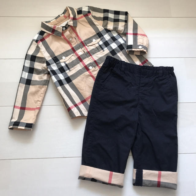 BURBERRY(バーバリー)のバーバリー チルドレン セットアップ 12m 80  キッズ/ベビー/マタニティのベビー服(~85cm)(シャツ/カットソー)の商品写真