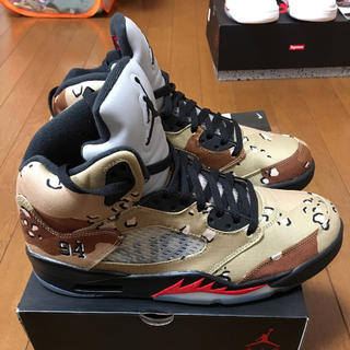 シュプリーム(Supreme)の国内正規品 Supreme Air Jordan 5 ナイキ エアジョーダン(スニーカー)