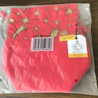 ロクシタン(L'OCCITANE)のまりりんさん専用！ロクシタン ノベルティ レッドスターポーチ 　未開封(ノベルティグッズ)