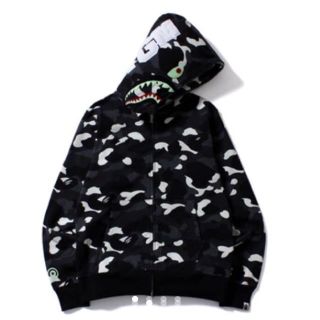 アベイシングエイプ(A BATHING APE)のBAPE CITY CAMO SHARK FULLZIP(パーカー)