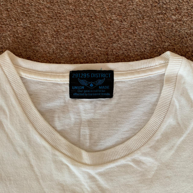 291295=HOMME(ニーキュウイチニーキュウゴーオム)の291295=HOMME Tシャツ 白 サイズIII メンズのトップス(Tシャツ/カットソー(半袖/袖なし))の商品写真
