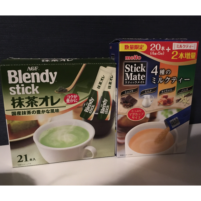 名糖工業(メイトー) スティックメイト 4種のミルクティーと抹茶オレ 食品/飲料/酒の飲料(その他)の商品写真