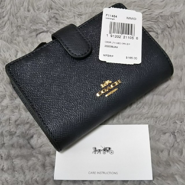 【新品】コーチ COACH 二つ折り財布  F11484