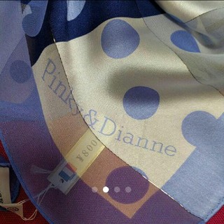 ピンキーアンドダイアン(Pinky&Dianne)の✨PINKY&DIANE、絹シルク/スカーフ(バンダナ/スカーフ)
