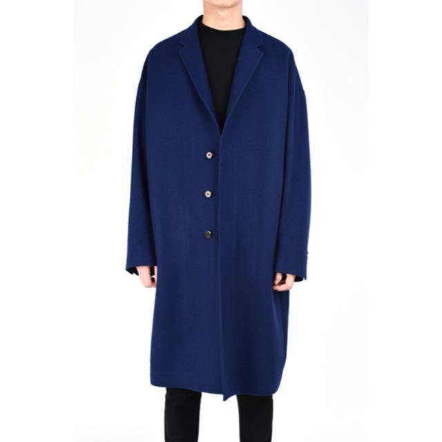 極美品】LAD MUSICIAN big chester coat 黒 46 - チェスターコート