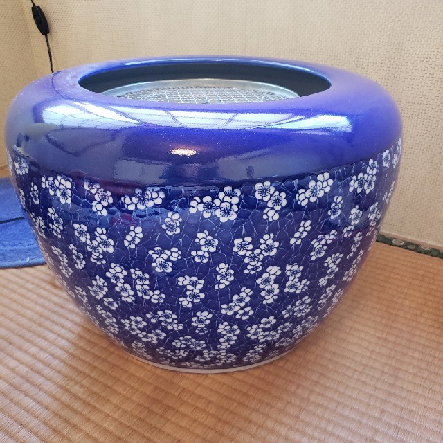 電気火鉢 エンタメ/ホビーの美術品/アンティーク(陶芸)の商品写真