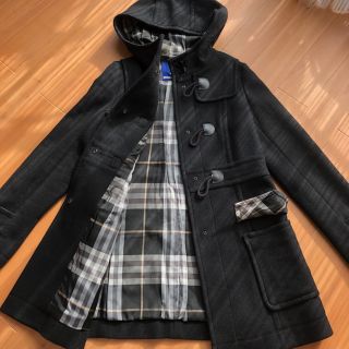 バーバリーブルーレーベル(BURBERRY BLUE LABEL)のご専用 バーバリーブルーレーベルダッフルコート美品38ブラック(ダッフルコート)