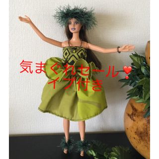 バービー(Barbie)のバービー人形 フラダンス衣装 【No.105】(人形)