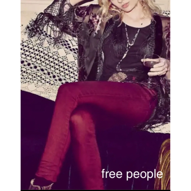 Free People(フリーピープル)のアメリカ Free People フリーピープル ストレッチスキニーパンツ レディースのパンツ(スキニーパンツ)の商品写真