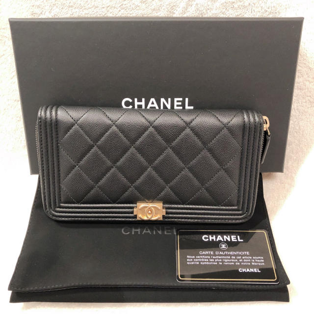 財布美品✨CHANEL✨ボーイシャネル 長財布